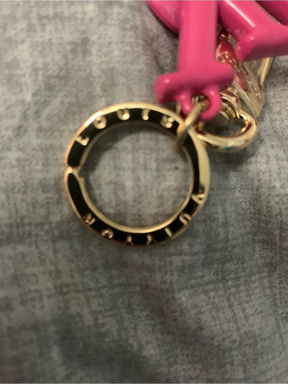 Initials LV Keychain Charm brand New